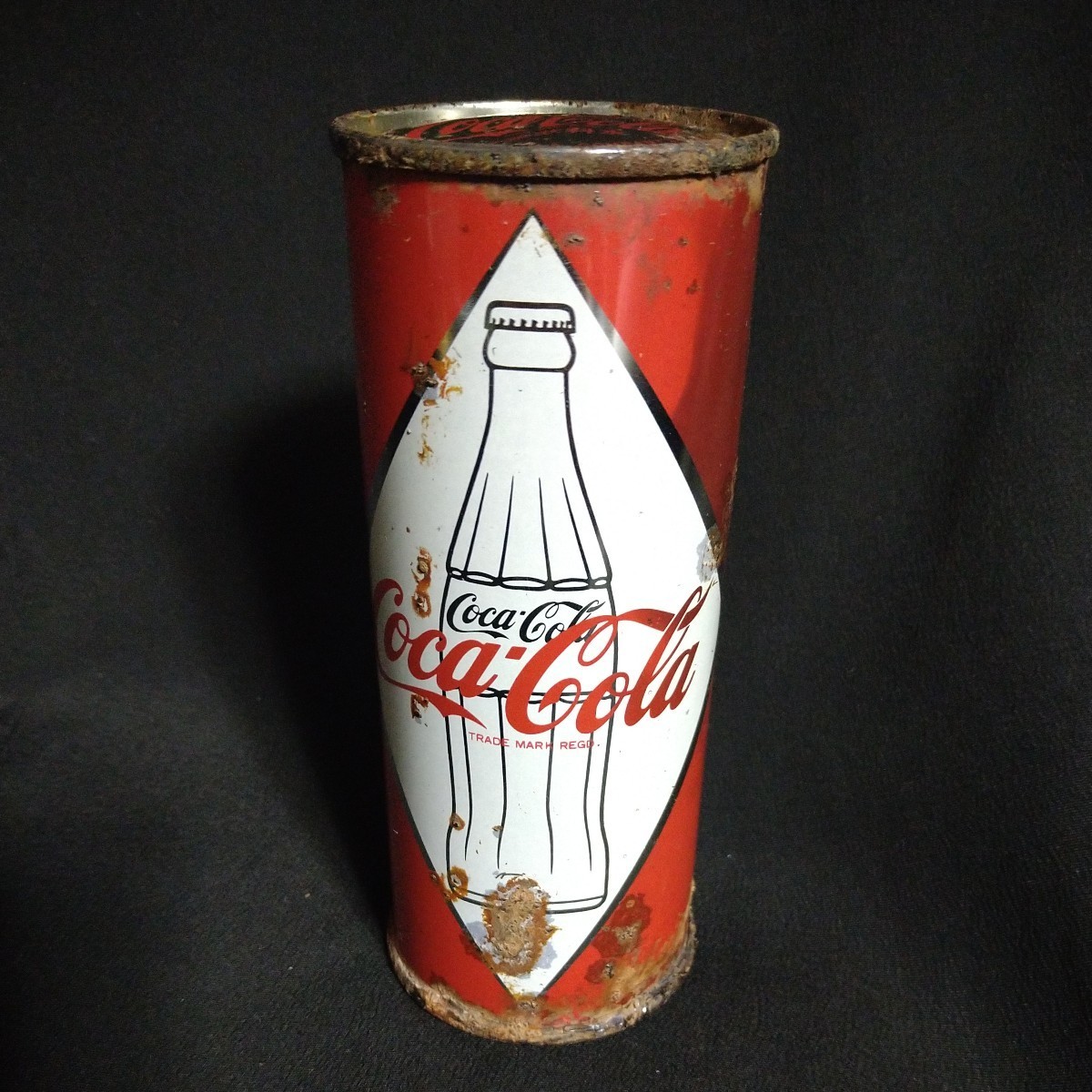超希少 コカ・コーラ 1960年代 初代 ダイヤ缶 当時物 Coca Cola 超希少