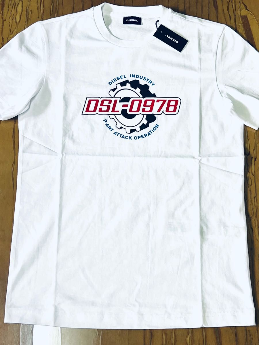 DIESEL 新品未使用 XXSサイズ Tシャツ カットソー ブランド ロゴ DSL