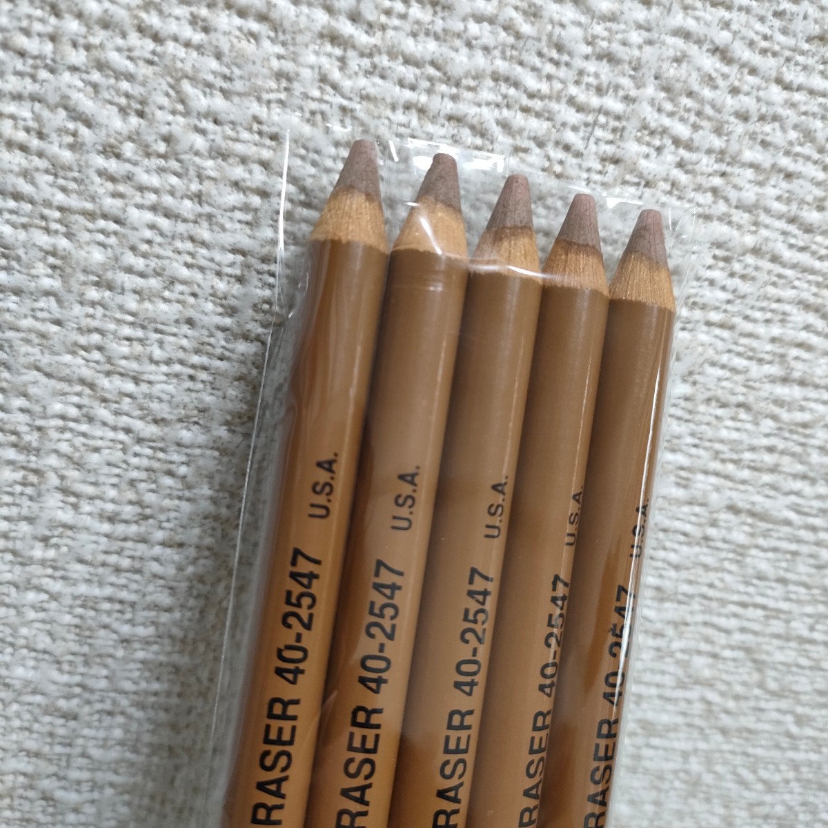 希少】マルチリスイレーサー 40-2547 ピンク芯 5本セット 砂消しゴム