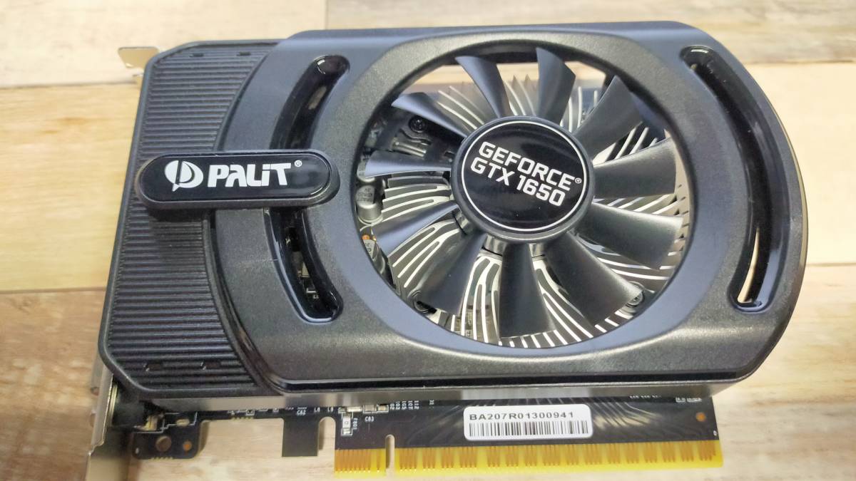 Palit GeForce GTX1650 STORMX 4G 補助電源不要 【公式通販】