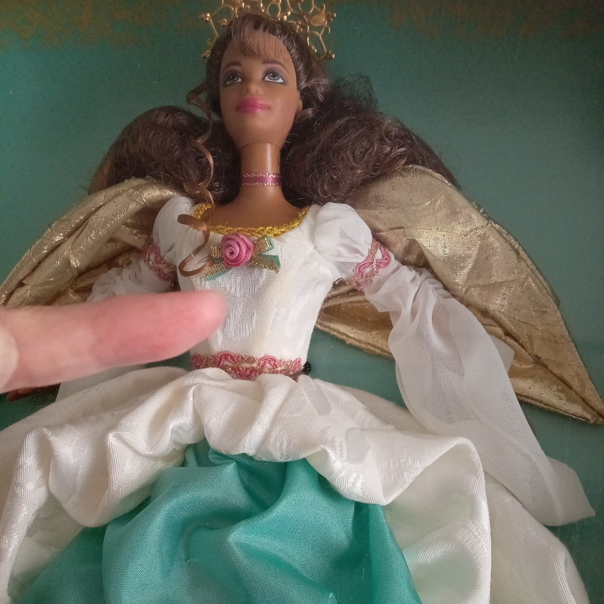 バービー Barbie エンジェルオブジョイ ANGEL of JOY 黒人 白い部分に