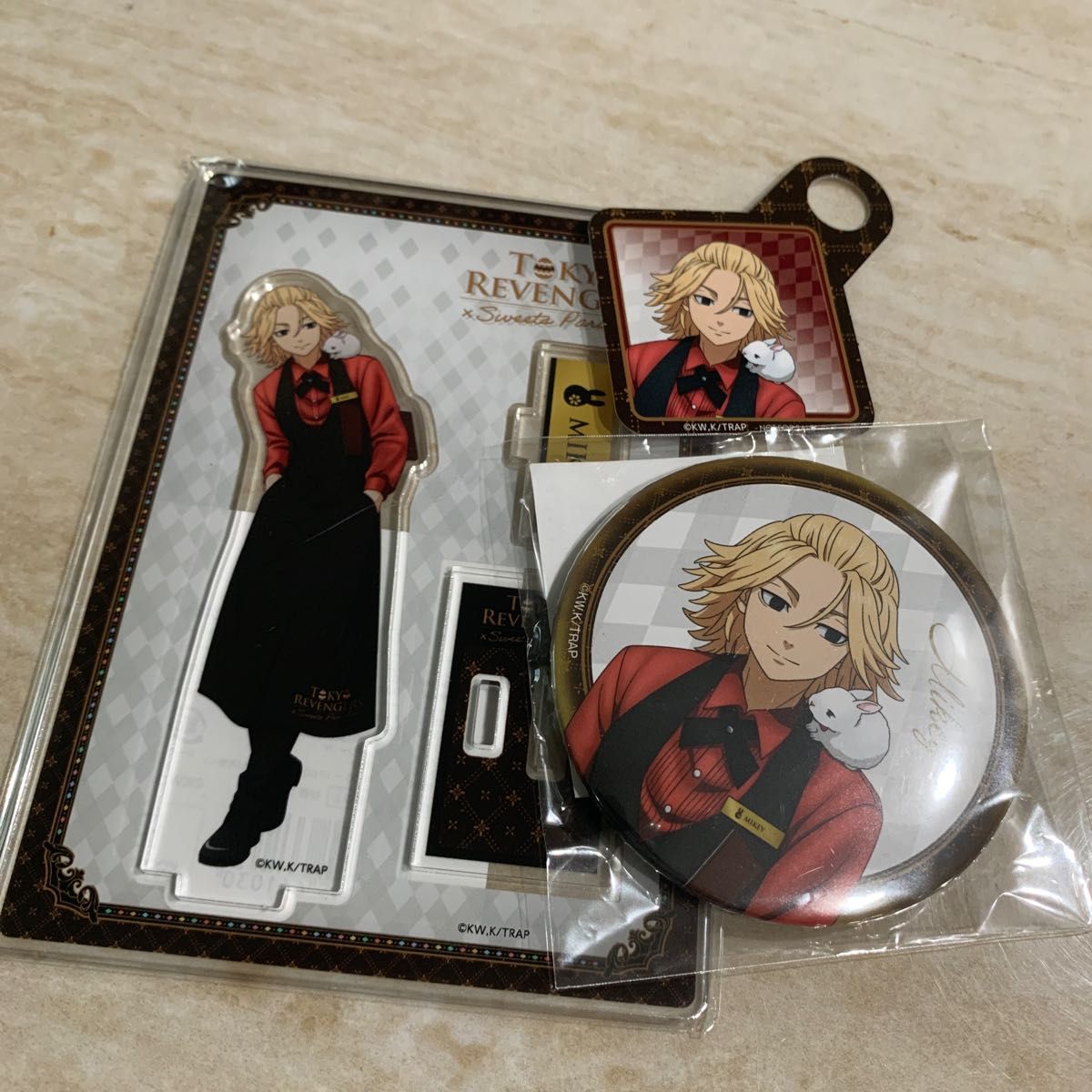 東京リベンジャーズ スイパラ 佐野万次郎 マイキー 缶バッジ 4点 東京