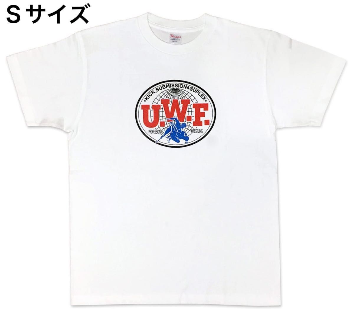旧UWFユニバーサルプロレス半袖Tシャツ（復刻版）Mサイズ／古着中古