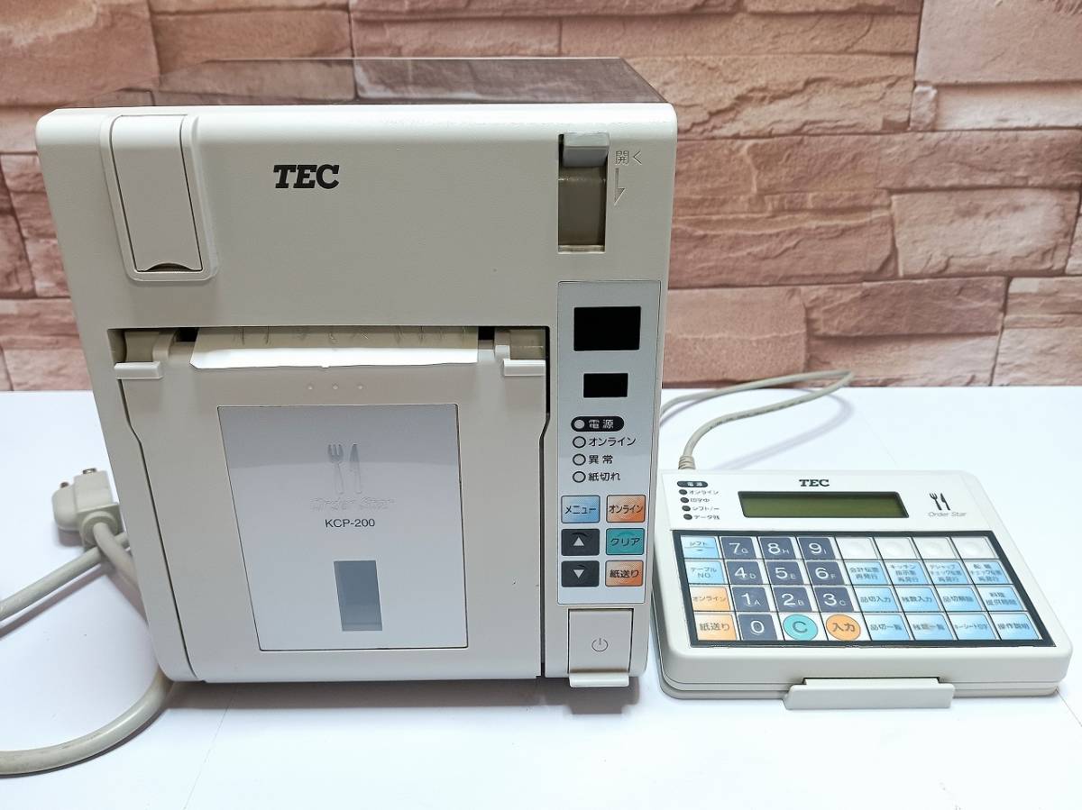 ◇東芝テック キッチンプリンタ KCP-200-R 動作OK！印字良好 リモート