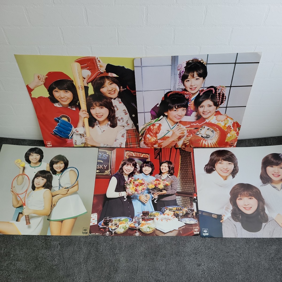 伊藤蘭さん らんらんクラブキーホルダー キャンディーズポスター 昭和