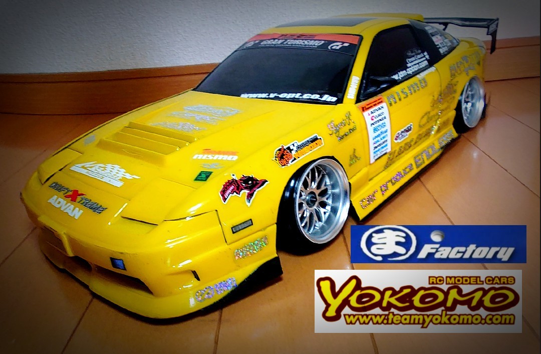 Yahoo!オークション - yokomo NISSAN 180SX ストリートバージョン ＋ま
