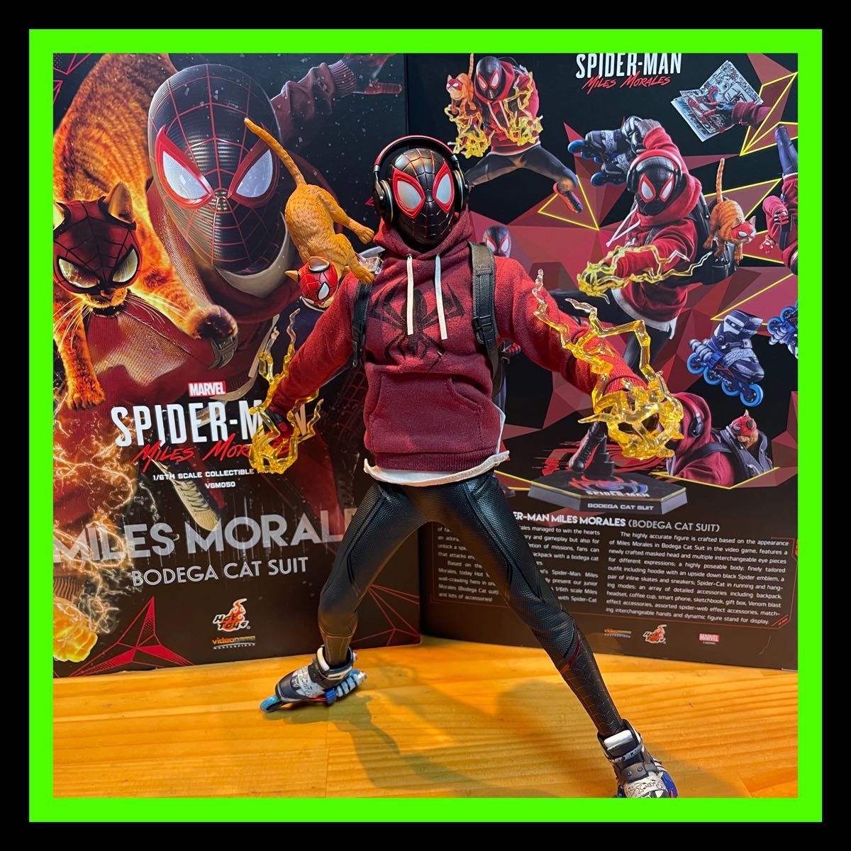 ホットトイズ VGM50 マイルス・モラレス／スパイダーマン売店の看板猫