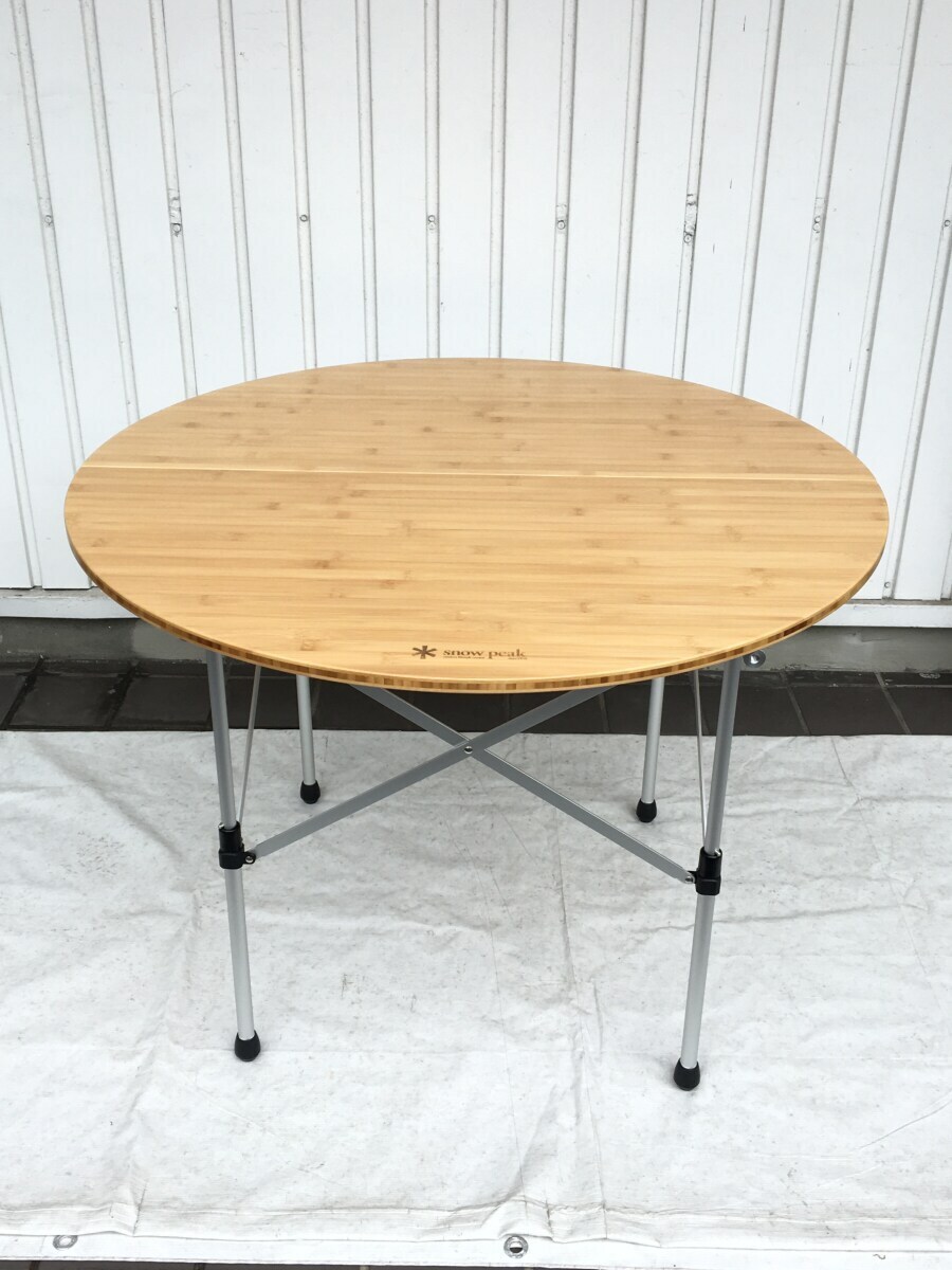 スノーピーク ローテーブルラウンド竹 LV-242 peak キャンプ
