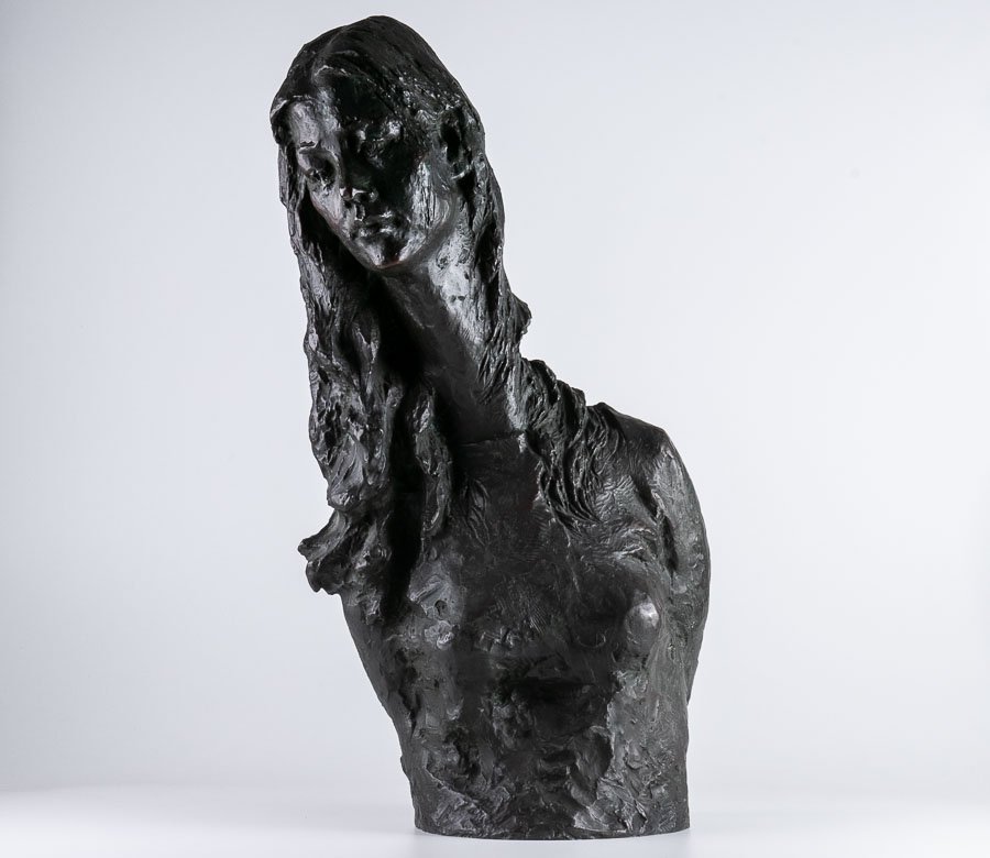 セルジオ・カペリーニブロンズ裸婦4503g トコト東さ7-0819①