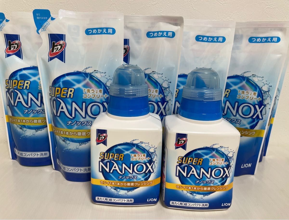 トップスーパーナノックス 詰め替え用とボトル｜Yahoo!フリマ（旧