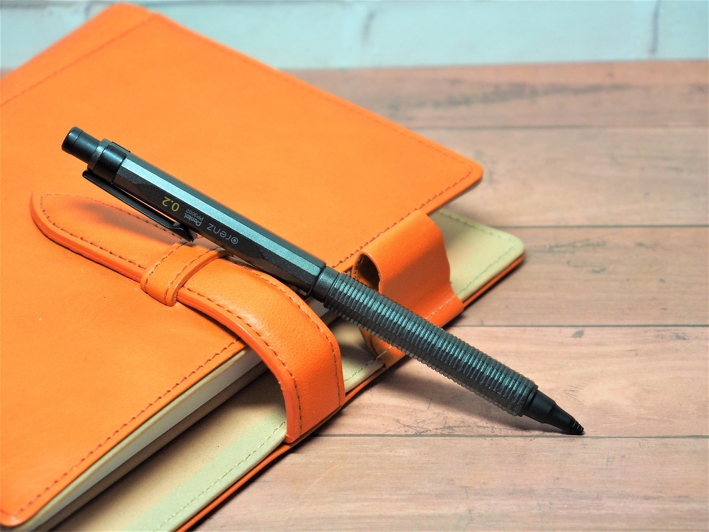 送料無料 USED 限定 ぺんてる オレンズネロ ガンメタル 0 2mm シャープ