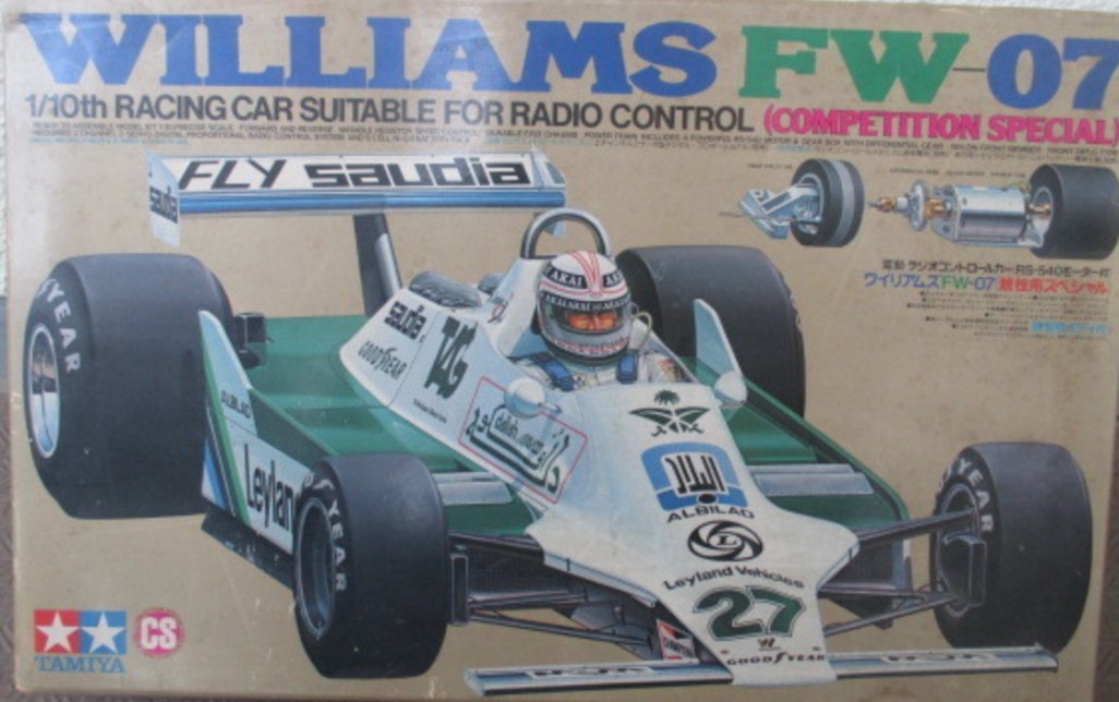 当時物 タミヤ 1/10 F1 WILLAMS (ウイリアムズ) FW-07 競技用