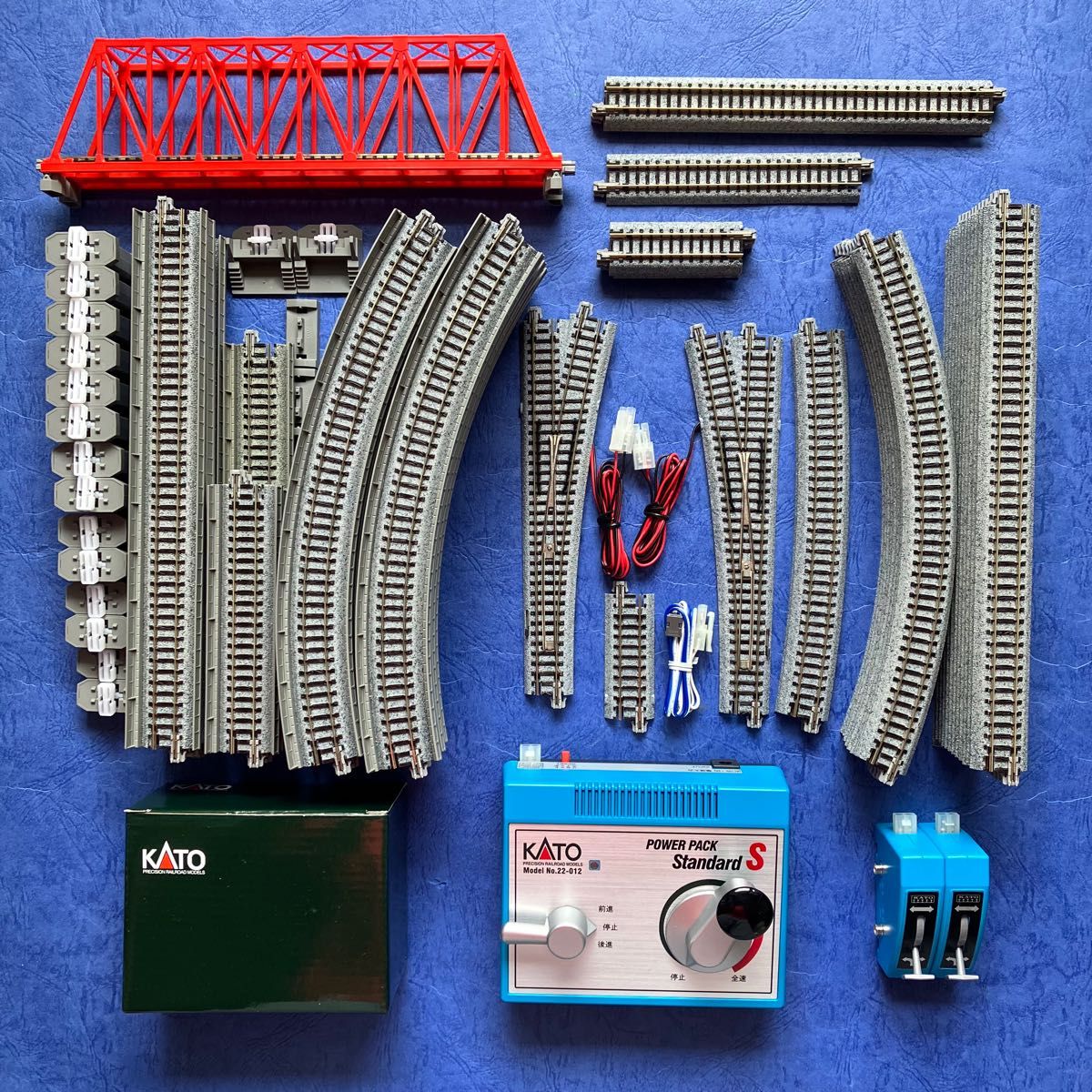 KATO Nゲージ ユニトラック 立体交差 エンドレスレールセット ポイント