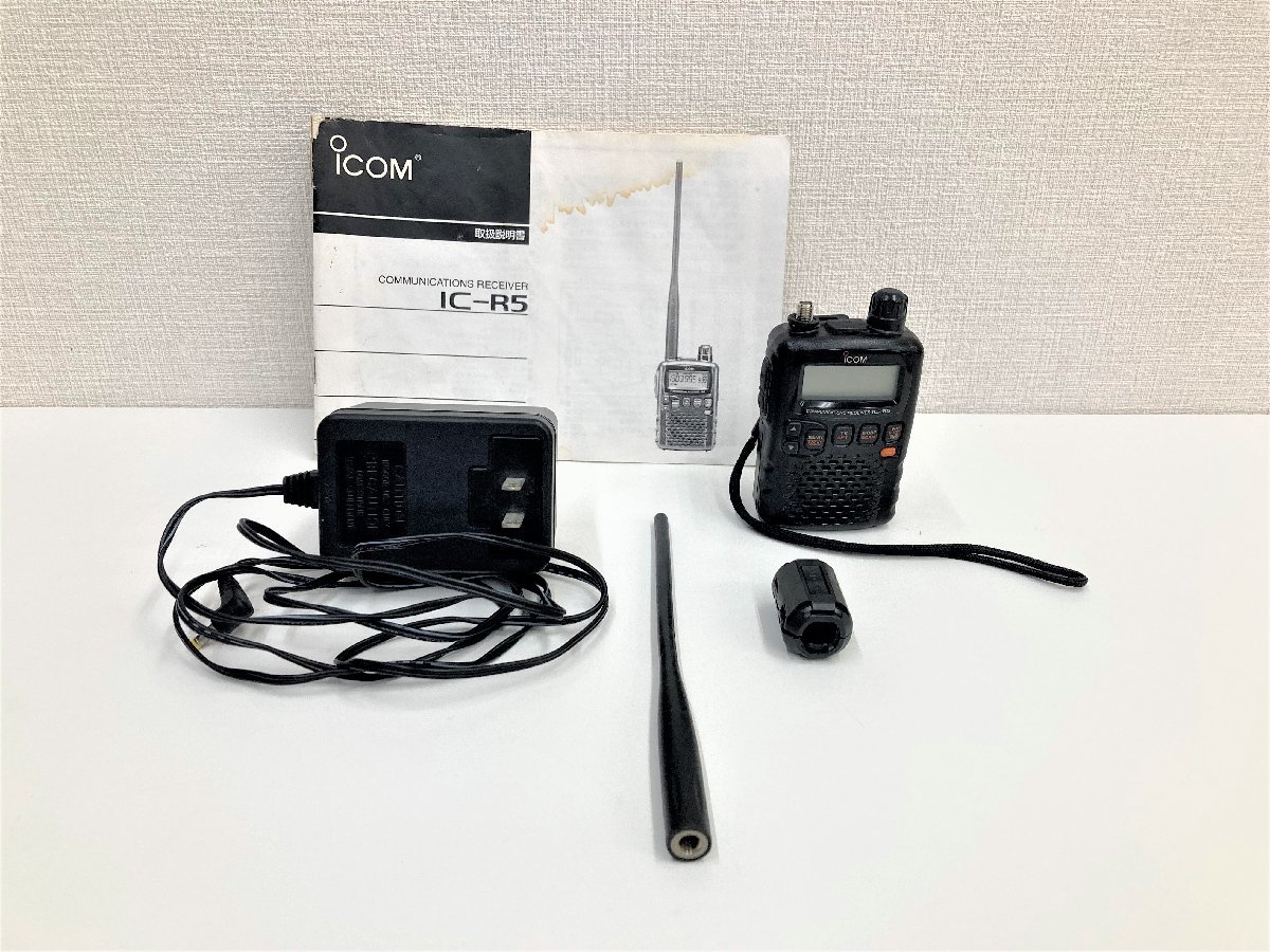 中古美品】ICOM IC-R5 広帯域ハンディレシーバー（SRH999 50/144/430