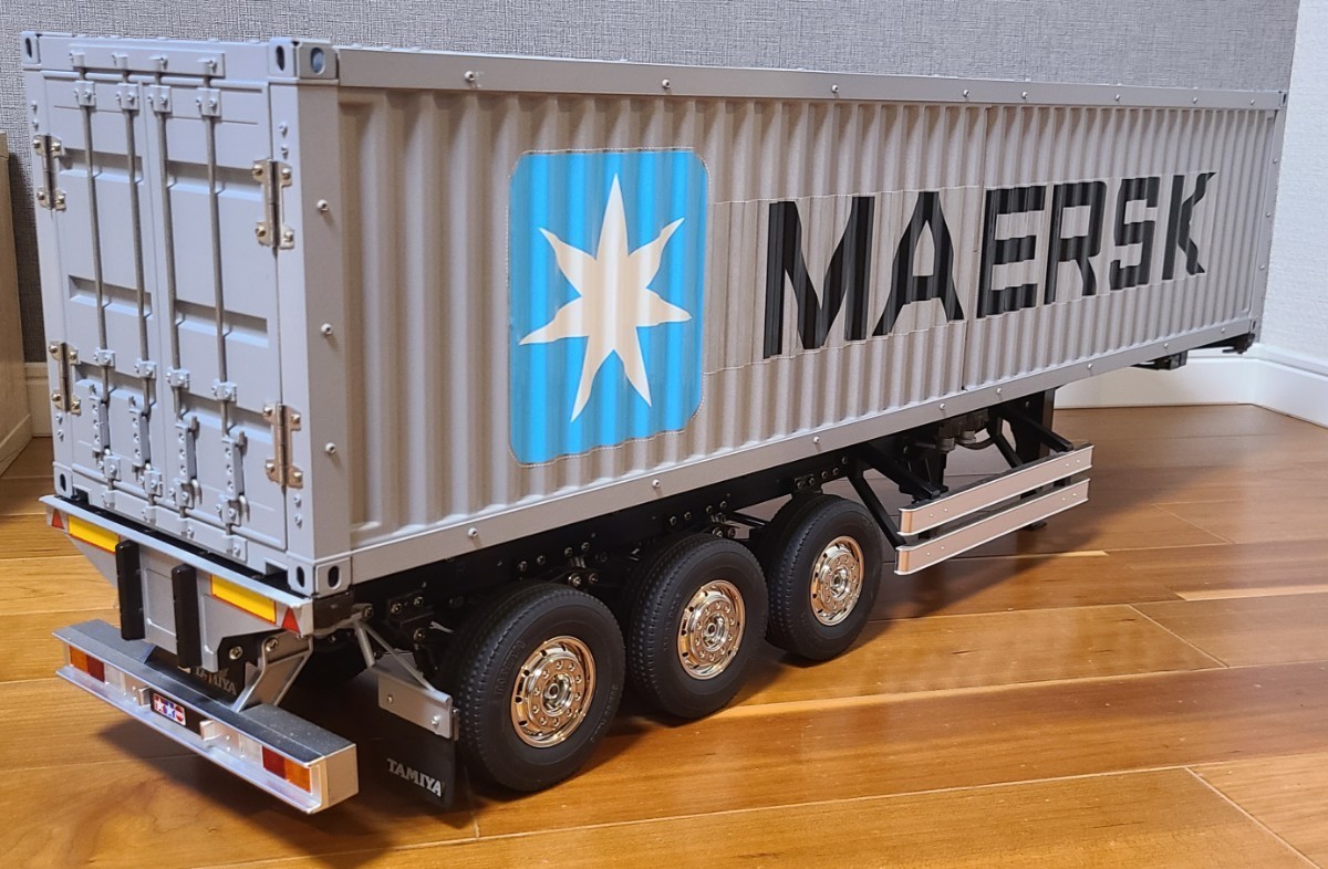 美品 タミヤ1／14 MAERSK コンテナトレーラー ラジコン 海コン タミヤ