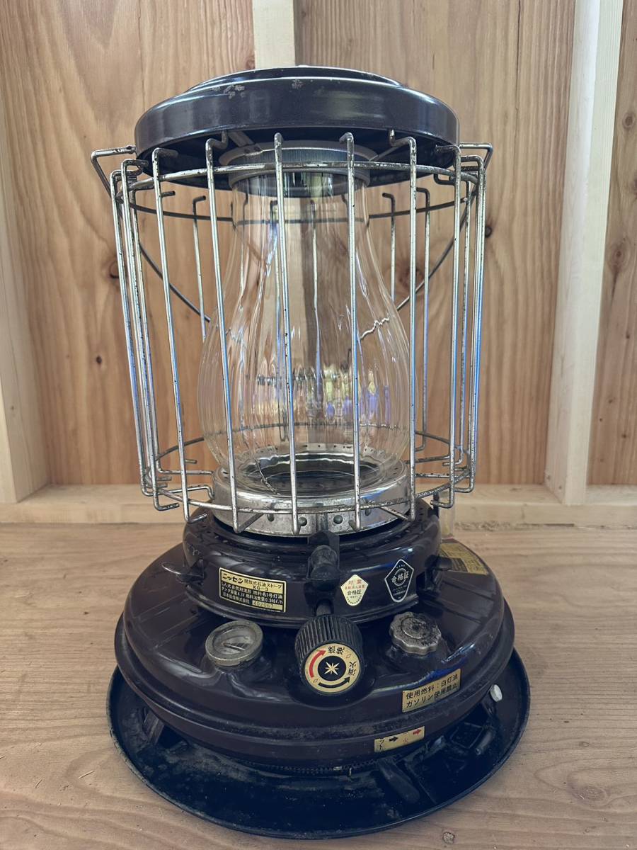 Yahoo!オークション - ニッセン開放式石油ストーブ KG-3 日本船燈株式