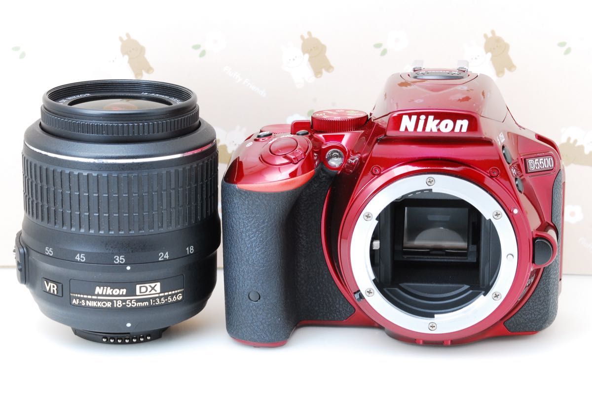美品】Wifi搭載❤️自撮りOK ニコンD5500 2416万画素ダブルレンズ