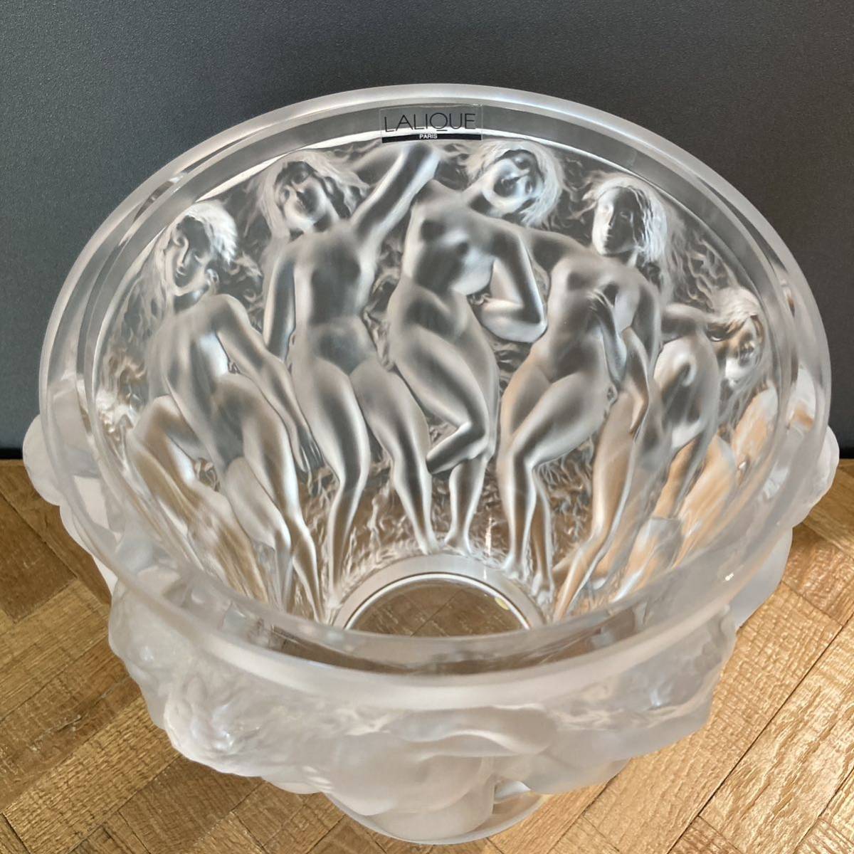 LALIQUE ラリック バコーントゥ バッカスの巫女 フラワーベース 花瓶