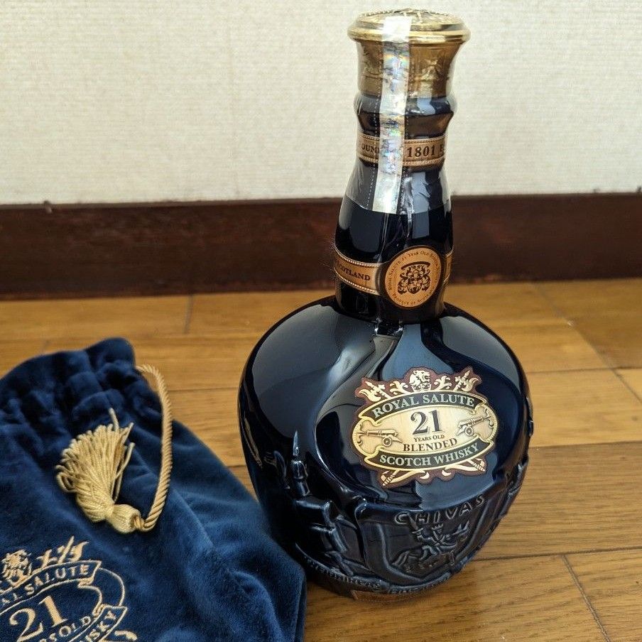 旧ボトル】シーバスブラザーズ ロイヤルサルート スコッチウイスキー 21年