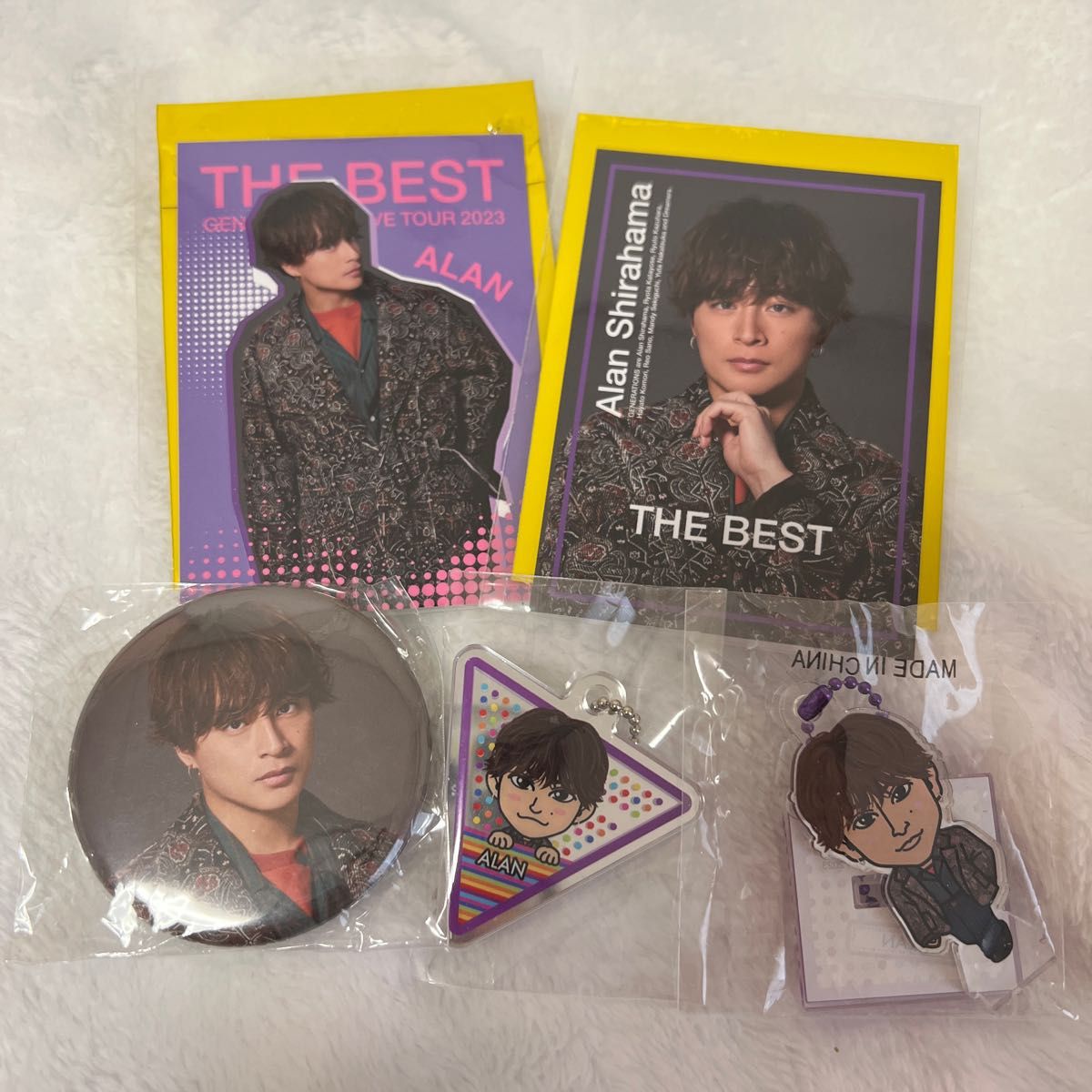 白濱亜嵐 75mm缶バッジ BD レア 白濱亜嵐 75mm缶バッジ BD レア