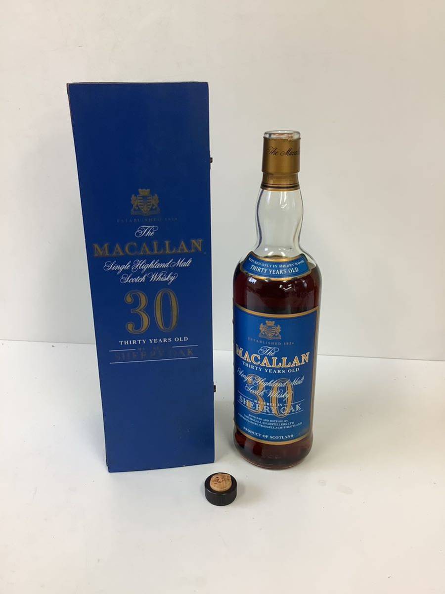 マッカラン30年sherry 木箱のみ
