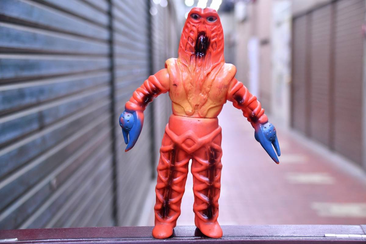 昭和 レトロ 当時物 ブルマァク ゴドラ星人 ウルトラマン 怪獣 ソフビ