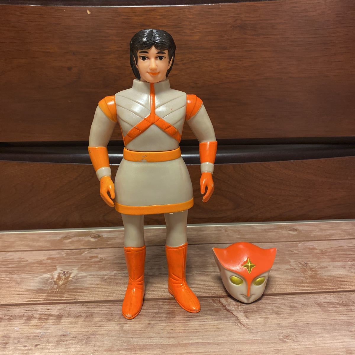 激レア】ブルマァク トリプルファイター ソフビ 当時物(バイク欠品) 激