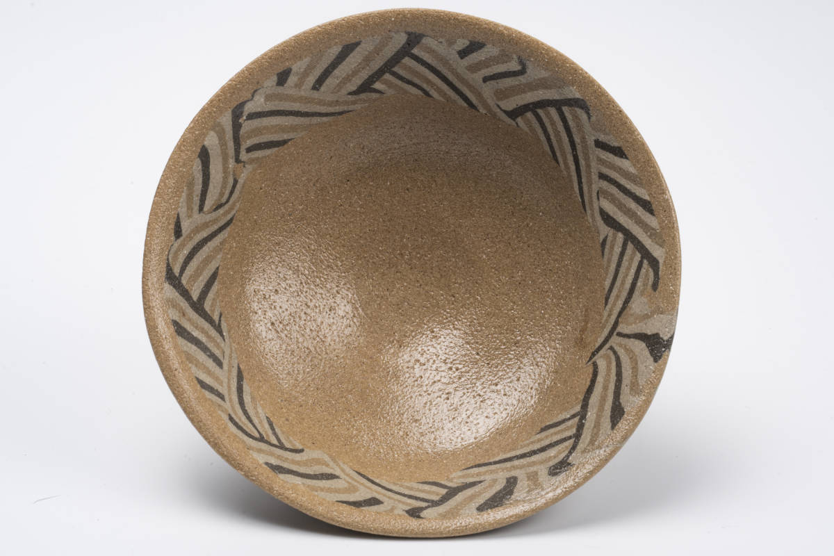 水野双鶴 煉込 茶碗 水野双鶴 煉込 茶碗 水野双鶴 練込茶碗 瀬戸市指定無形