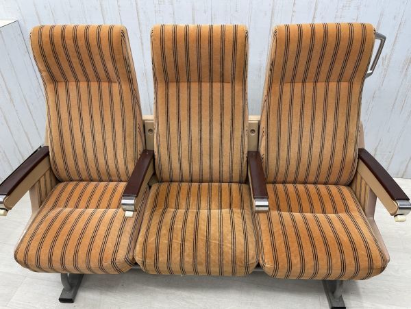 美品 0系新幹線 普通席 3列シート 簡易リクライニング せり出し式