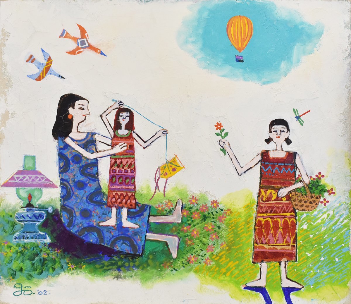 芝田米三 リトグラフ 肩にぶどう 芝田米三 リトグラフ 肩にぶどう