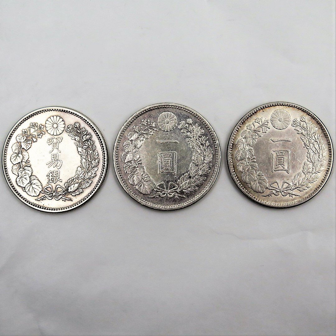 ◇◇旧1円銀貨 一圓 明治3年 26.86g◇◇ Yahoo!オークション