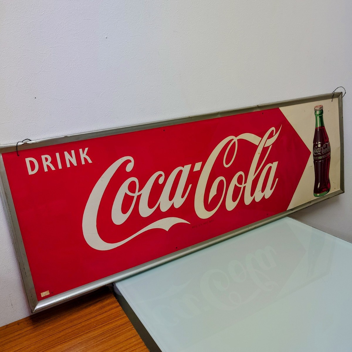 アンティーク コカ-コーラ看板｜Coca Cola コカ コーラ 看板 直径69cm