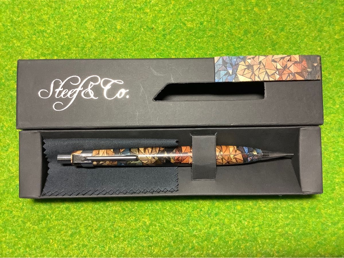 Steef&Co ステンドグラスウッド 木軸シャーペン 0 5mm Mark2レギュラー