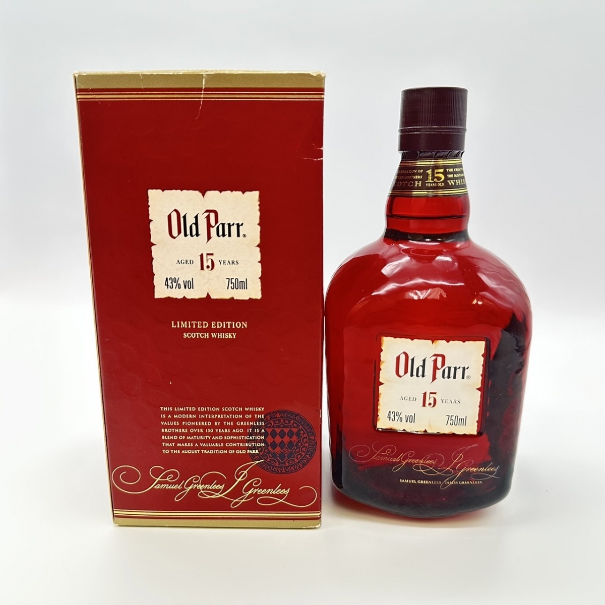 未開栓希少品Old Parr 500周年記念ボトル 15年熟成 ウイスキー