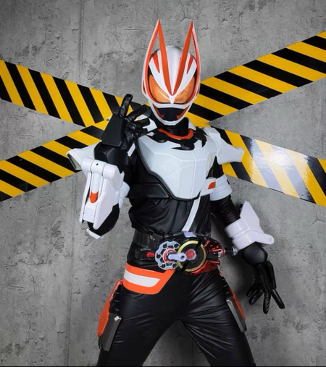 仮面ライダーゼッツ風・プロップサイズマスク 不織布マスク 仮面