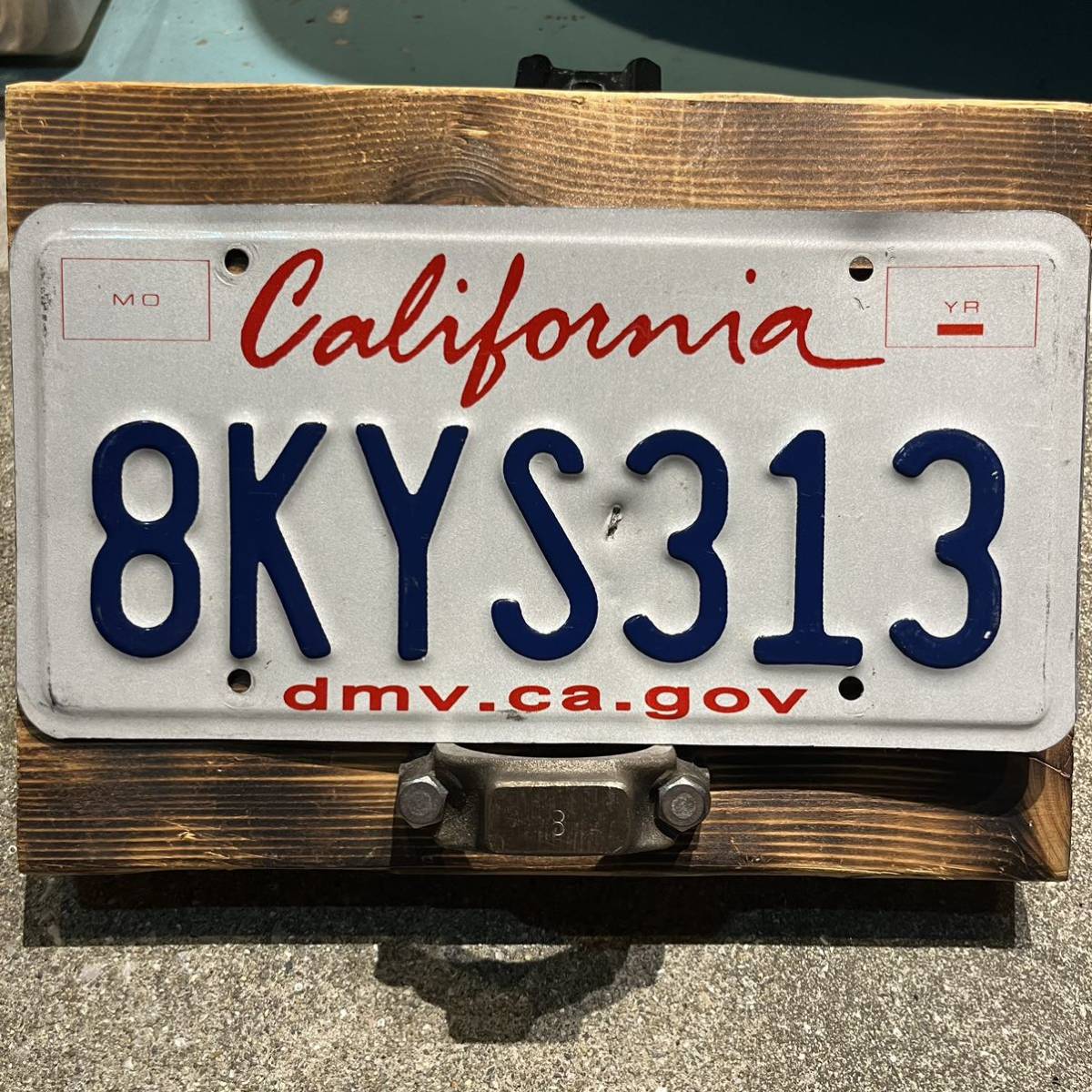 313 送料無料カリフォルニアナンバープレート ライセンスプレート検