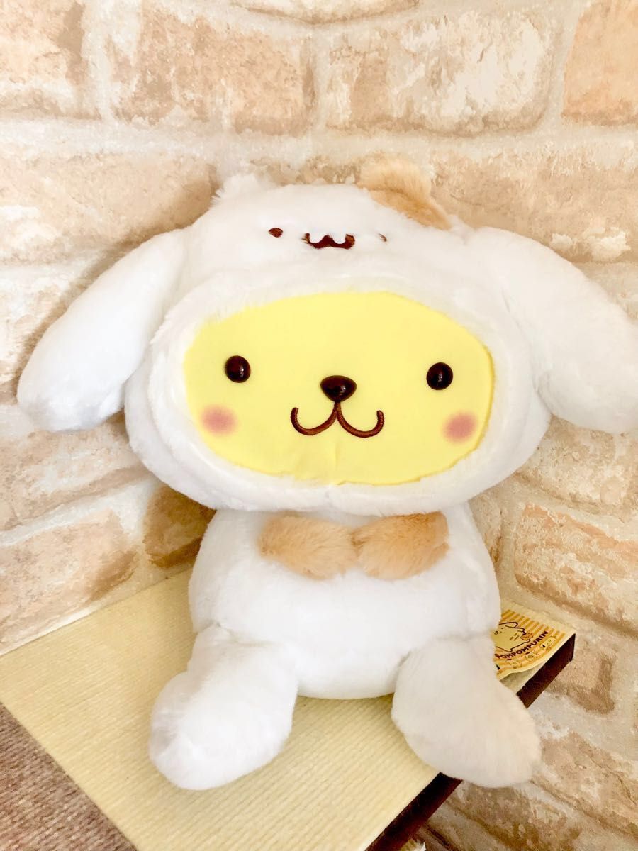 タグ付き】ポムポムプリン マフィン 着ぐるみ ベビー ぬいぐるみ
