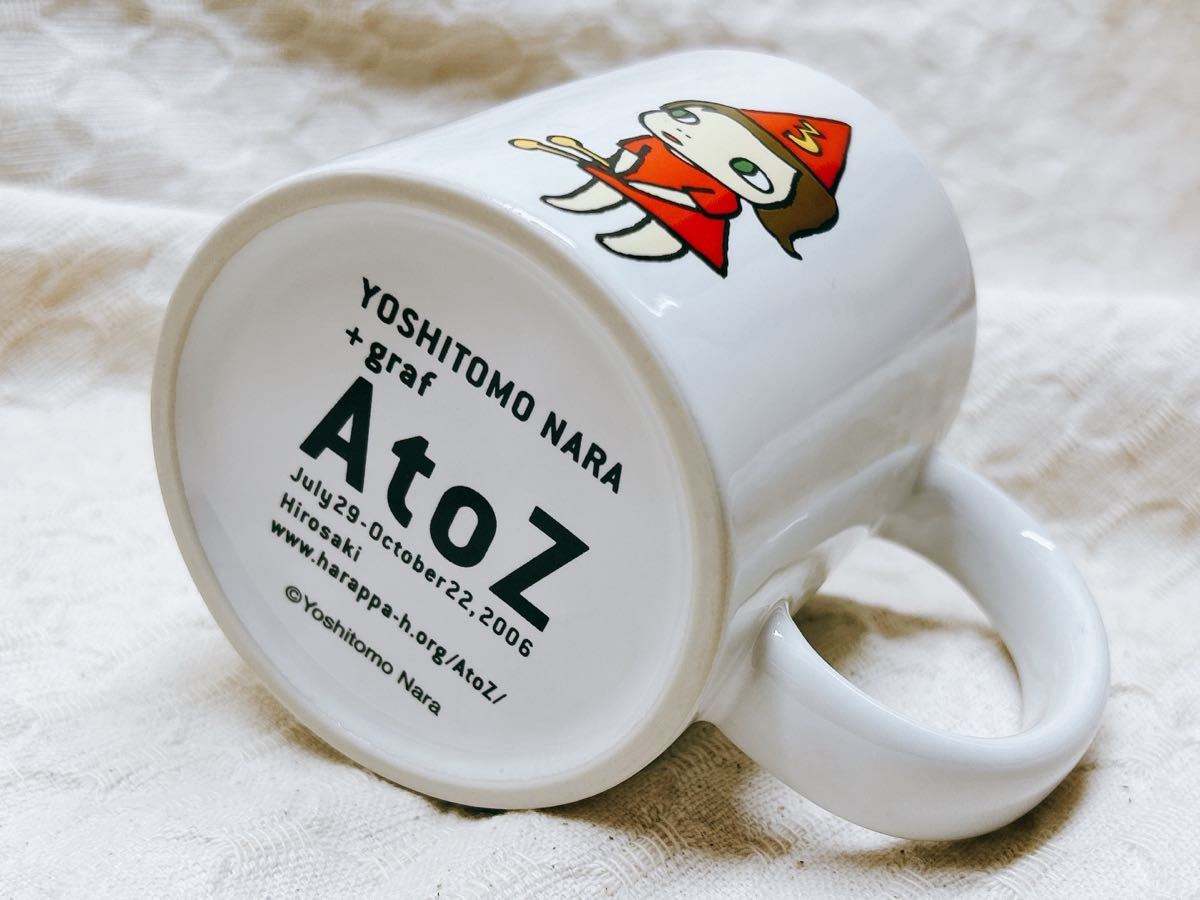 個展限定 奈良美智 AtoZマグカップ ドラミングガール 青森YOSHITOMO