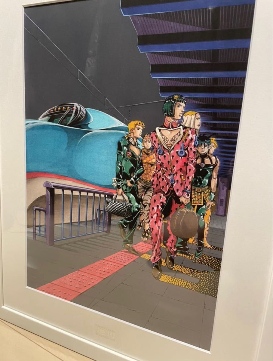 ジョジョ 複製原画 第5部 ブチャラティ ジョルノ はやぶさ 荒木飛呂彦