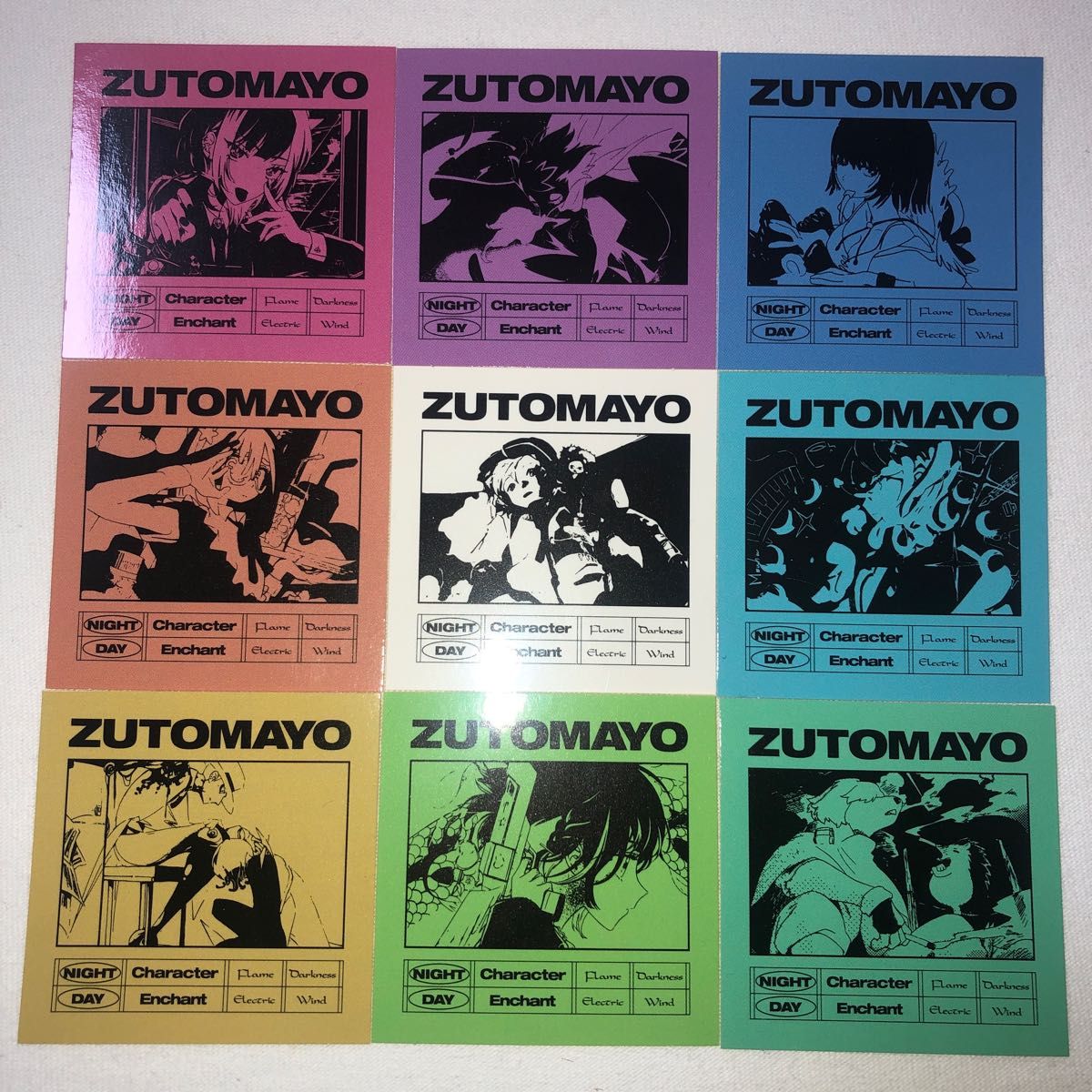 ZUTOMAYO CARD ずとまよカード ズトカ 第2弾 ステッカー 9種