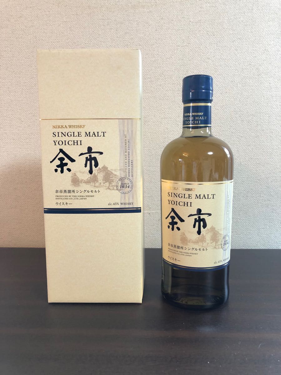 シングルモルト余市 700ml 1本 化粧箱付き ウイスキー｜Yahoo!フリマ