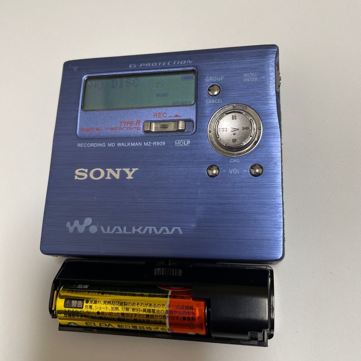 SONY MDウォークマン MZ-R909 録再ポータブルMDプレーヤー MDLP｜Yahoo