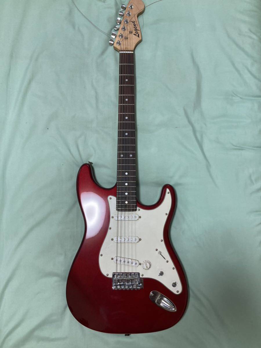 Legend レジェンド ストラトキャスター タイプ ストラト ST LST 赤