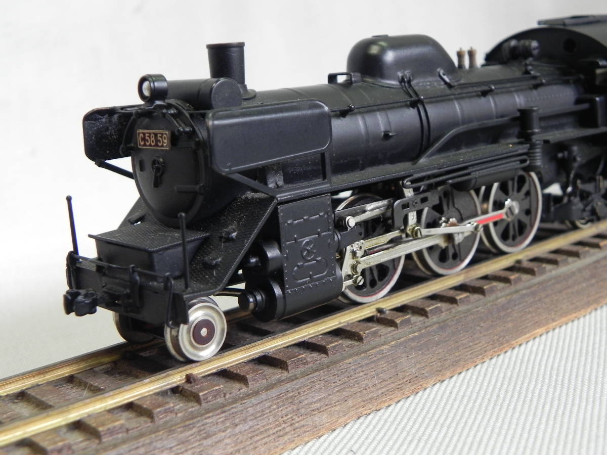 C58形 蒸機機関車 208号機 HOゲージ（金属製・宮沢模型製) C58形 蒸機