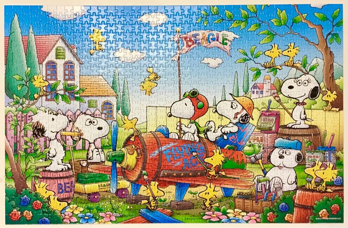 ジグソーパズル 1000ピース スヌーピー PEANUTS 空き地の想い出
