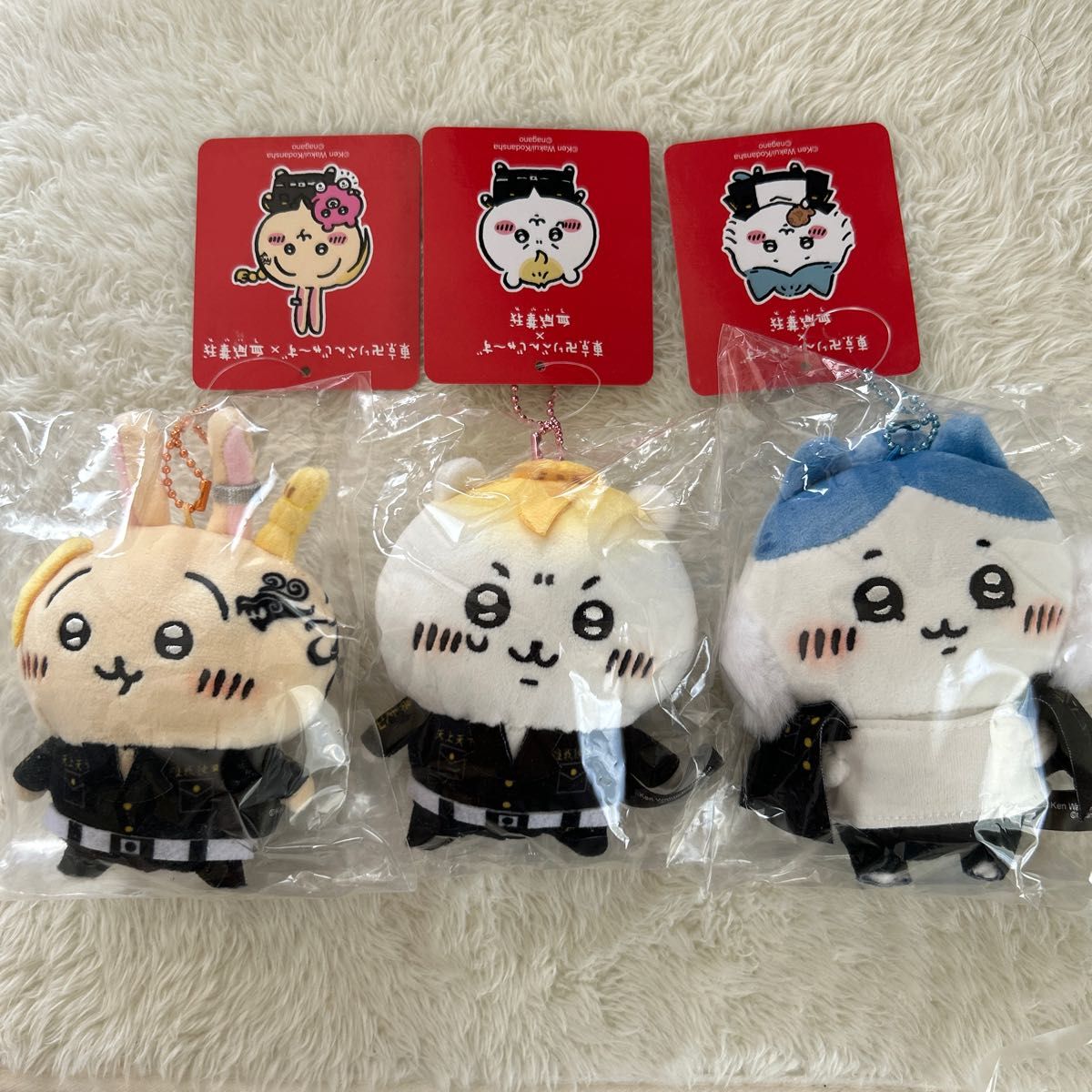 ちいかわ うさぎマスコット 東京卍リベンジャーズ× 血威華我 タグ付