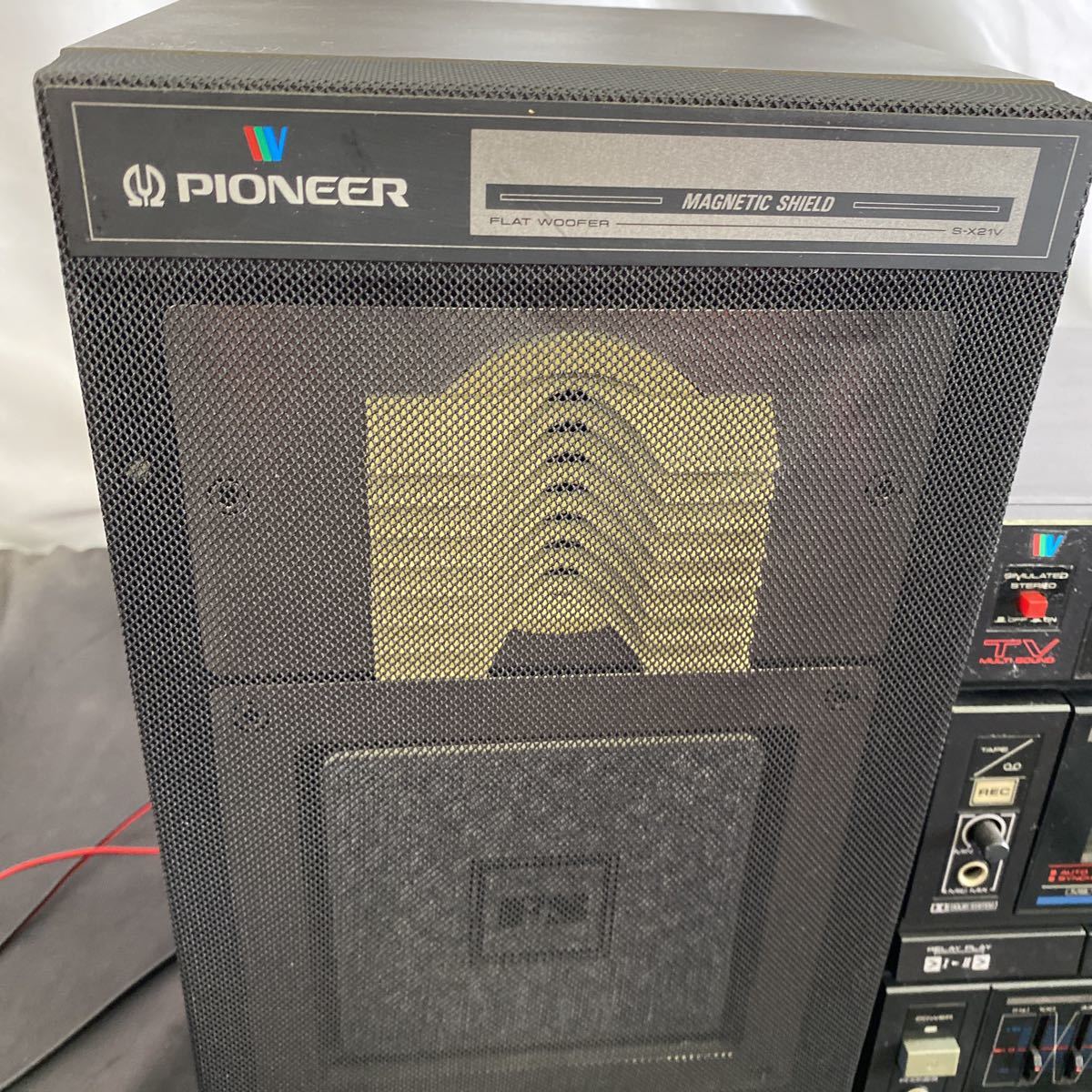 パイオニア プライベートコンポ アンプチューナーダブルカセットデッキのみ