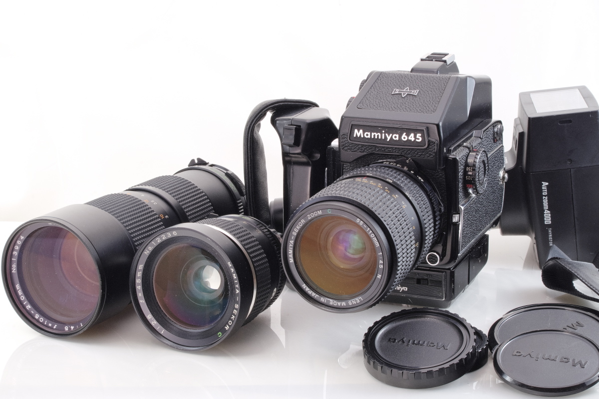 Mamiya 645 1000s レンズセット
