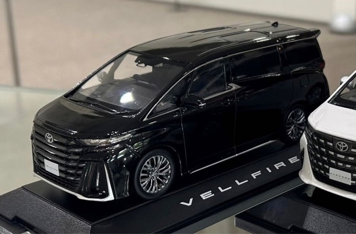 新型 ヴェルファイア カラーサンプル ミニカー 40型ブラック 色見本 1