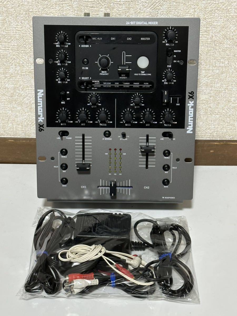 Numark X6 24-BIT DIGITAL MIXER デジタルミキサー Numark/DJミキサー